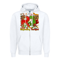 White respiratory therapist juneteenth Zipper Hoodie - Zillion Design Studio