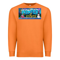 Carrot winter vibes license plate Premium Sweatshirt - BundleAndBundleShop