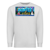 Dove Grey winter vibes license plate Premium Sweatshirt - BundleAndBundleShop