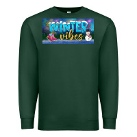Winter Vibes License Plate Premium Sweatshirt | Teevron