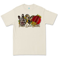 Bone peace love cricket Premium Tee - RacoonDesign