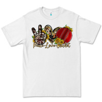 White peace love cricket Premium Tee - RacoonDesign