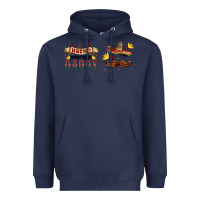 Navy nacho average daddy libbey glass Heavyweight Hoodie - HRA Design Shop