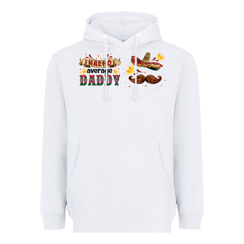 Nacho Average Daddy Libbey Glass Heavyweight Hoodie by HRA Design Shop | Teevron