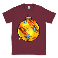 Burgundy christmas softball Classic Tee - Zillion Design Studio