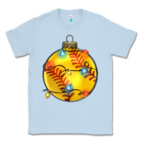 Dusty Blue christmas softball Classic Tee - Zillion Design Studio