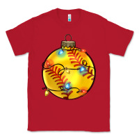 Red christmas softball Classic Tee - Zillion Design Studio