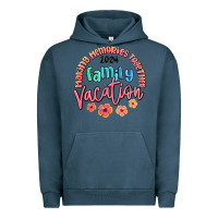 Pigment Midnight Navy making memories together family vacation 2024 Urban Hoodie - MaliasSmallBusiness