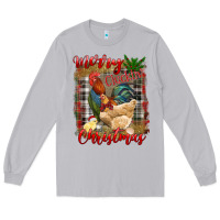 Moon Dust Merry Cluckin' Christmas Long Sleeve Tee - RanaPortraitStore