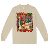 Mushroom Merry Cluckin' Christmas Long Sleeve Tee - RanaPortraitStore