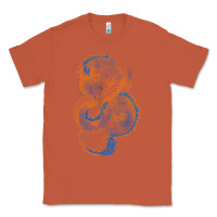 Copper blue and orange dragon Classic Tee - RanaPortraitStore