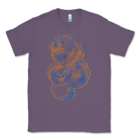 Lavender blue and orange dragon Classic Tee - RanaPortraitStore