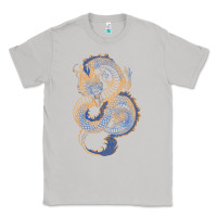 Moon Dust blue and orange dragon Classic Tee - RanaPortraitStore