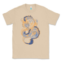 Mushroom blue and orange dragon Classic Tee - RanaPortraitStore
