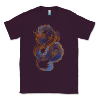 Plum blue and orange dragon Classic Tee - RanaPortraitStore