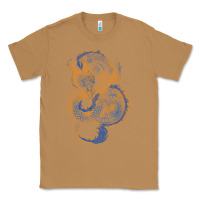 Toasted Coconut blue and orange dragon Classic Tee - RanaPortraitStore