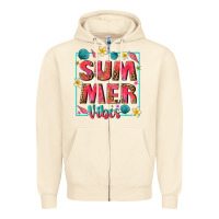 Sandshell summer  vibes Zipper Hoodie - texasbilliewilder
