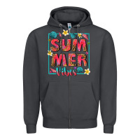 Smoke summer  vibes Zipper Hoodie - texasbilliewilder