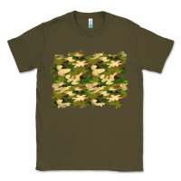 Army Green camouflage background Classic Tee - BundleAndBundleShop