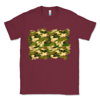 Burgundy camouflage background Classic Tee - BundleAndBundleShop