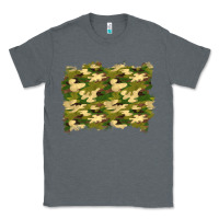Charcoal Heather camouflage background Classic Tee - BundleAndBundleShop