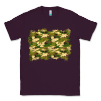 Plum camouflage background Classic Tee - BundleAndBundleShop