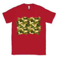 Red camouflage background Classic Tee - BundleAndBundleShop