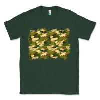 Sports Green camouflage background Classic Tee - BundleAndBundleShop