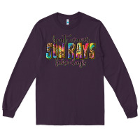 Plum boat waves sun rays lake days Long Sleeve Tee - texasbilliewilder