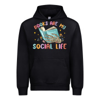 Black books are my social life Urban Hoodie - MaliasSmallBusiness