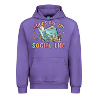 Tulip books are my social life Urban Hoodie - MaliasSmallBusiness