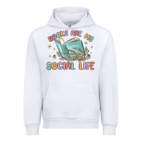 White books are my social life Urban Hoodie - MaliasSmallBusiness