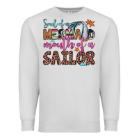 Dove Grey soul of a mermaid mouth of a sailor Premium Sweatshirt - JahusDesignShop