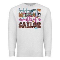 Oatmeal Heather soul of a mermaid mouth of a sailor Premium Sweatshirt - JahusDesignShop