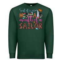Sports Green soul of a mermaid mouth of a sailor Premium Sweatshirt - JahusDesignShop