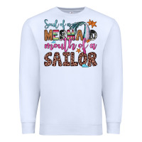 White soul of a mermaid mouth of a sailor Premium Sweatshirt - JahusDesignShop