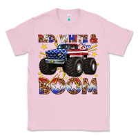 Bubblegum Pink red white and boom Classic Tee - texasbilliewilder