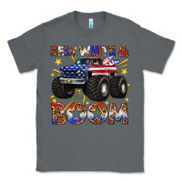 Charcoal Heather red white and boom Classic Tee - texasbilliewilder