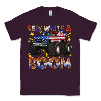 Plum red white and boom Classic Tee - texasbilliewilder