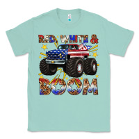 Seafoam red white and boom Classic Tee - texasbilliewilder
