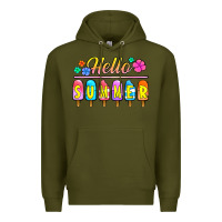 Army Green hello summer popsicles Premium Hoodie - Jasminsmagicworld