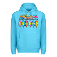 Ocean Blue hello summer popsicles Premium Hoodie - Jasminsmagicworld