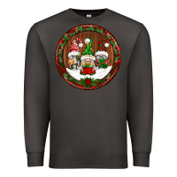 Smoke christmas gnomies christmas ornament Premium Sweatshirt - BundleAndBundleShop