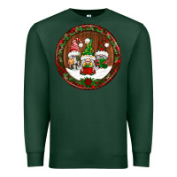 Sports Green christmas gnomies christmas ornament Premium Sweatshirt - BundleAndBundleShop
