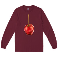Burgundy apple candy Long Sleeve Tee - AdoDesignShop