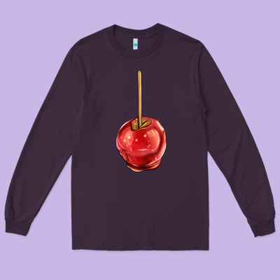 Apple Candy Long Sleeve Tee Designed By Adodesignshop