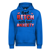Cobalt bad bitch with bad anxiety Urban Hoodie - MaliasSmallBusiness