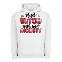Pigment Lunar Rock bad bitch with bad anxiety Urban Hoodie - MaliasSmallBusiness