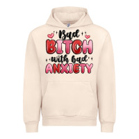 Sandshell bad bitch with bad anxiety Urban Hoodie - MaliasSmallBusiness
