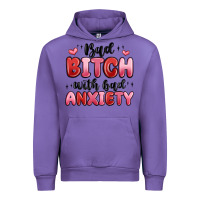 Tulip bad bitch with bad anxiety Urban Hoodie - MaliasSmallBusiness